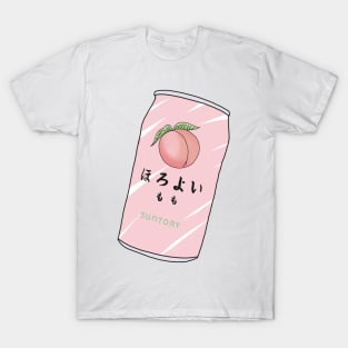 Korean Peach Suntory Soft Drink T-Shirt